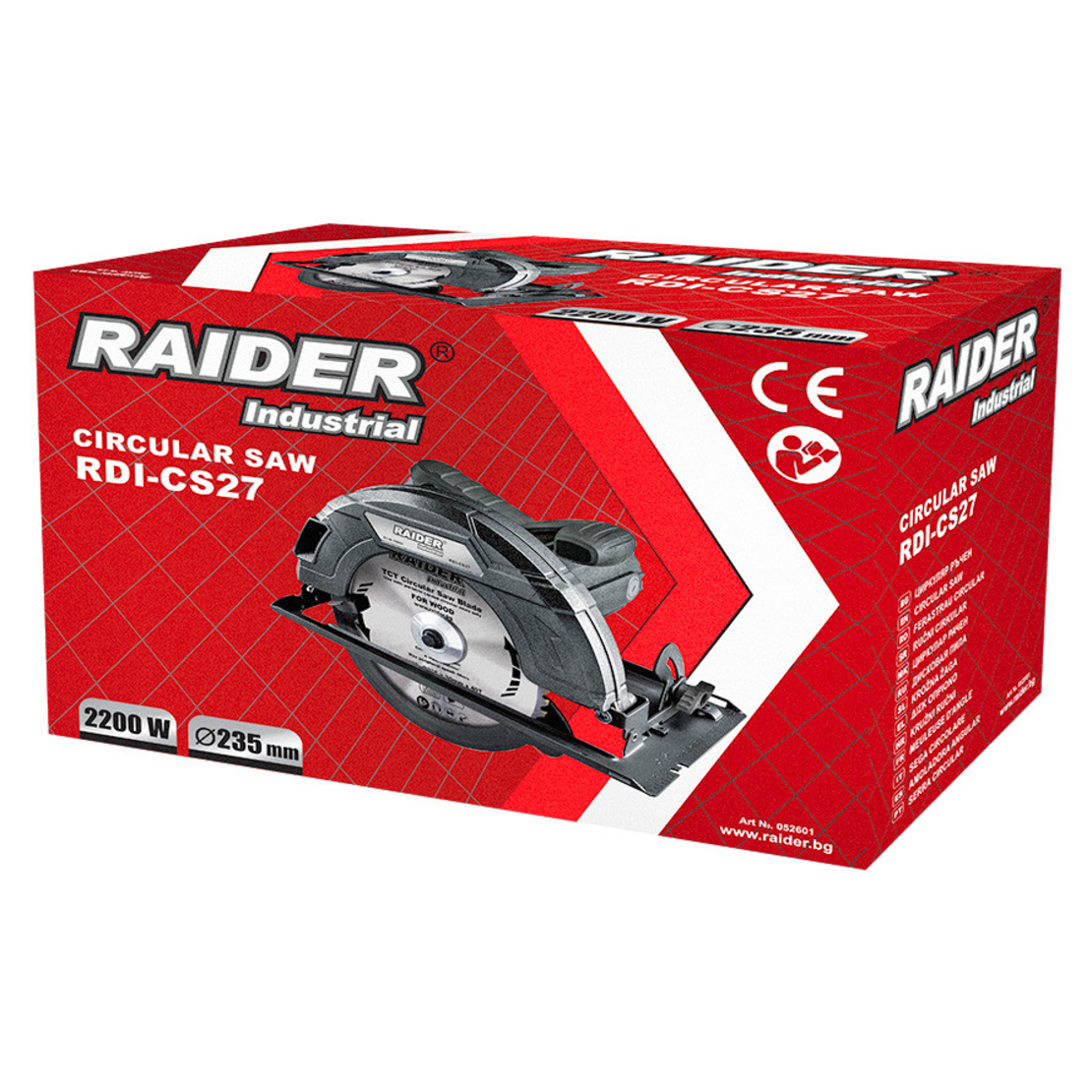 Циркуляр ръчен ø235mm 2200W RDI-CS27
