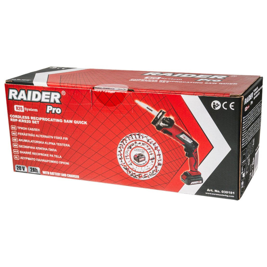 R20 Трион саблен quick 2Ah RDP-KRS20