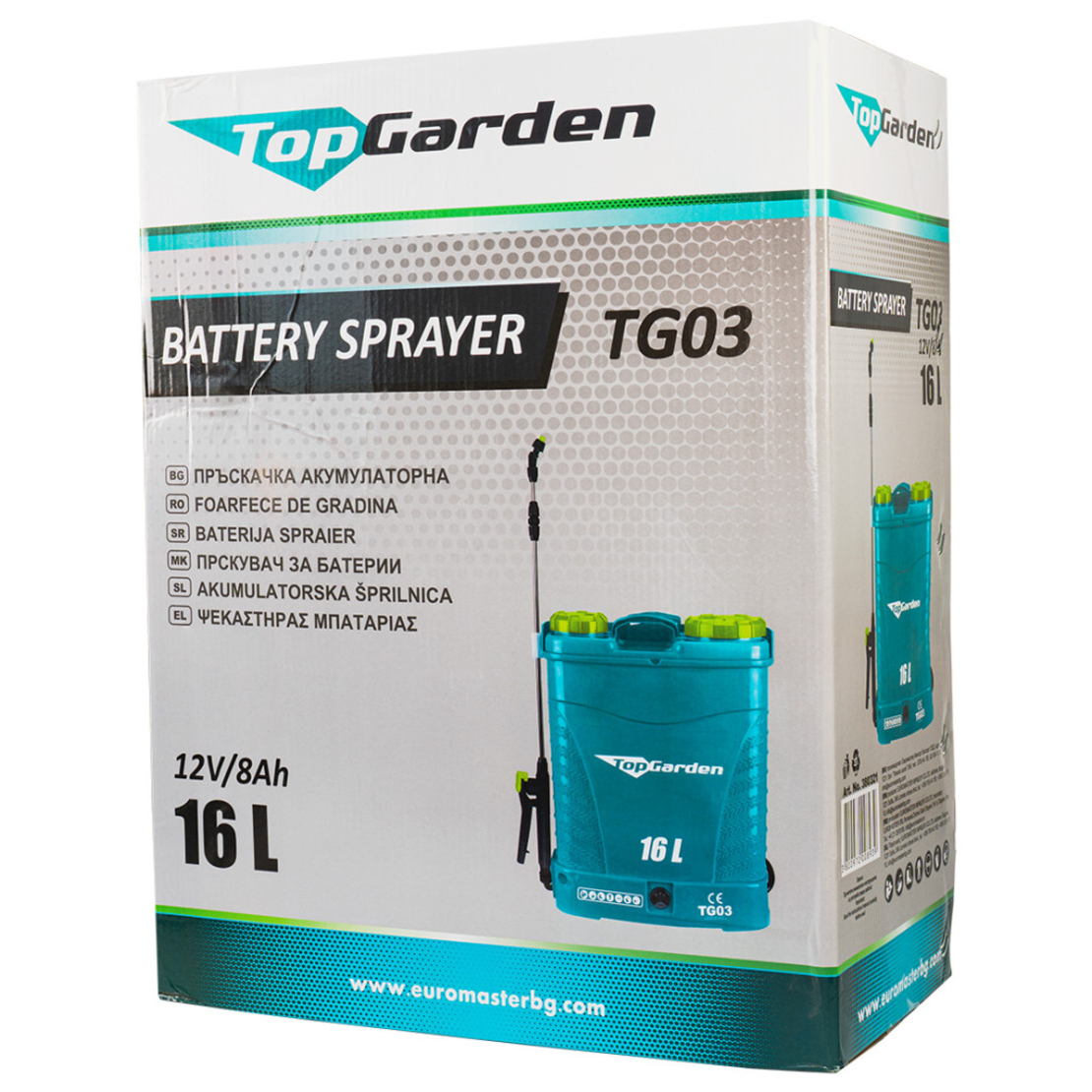 Пръскачка с батерия 12V/8AH 16л TG03 нов