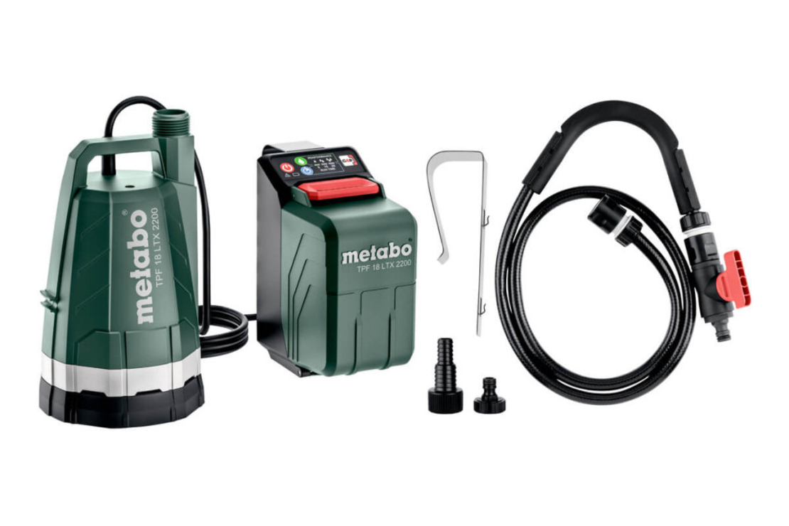 Помпа потопяема акум. 2200 l/h METABO TPF 18 LTX 2200 SOLO