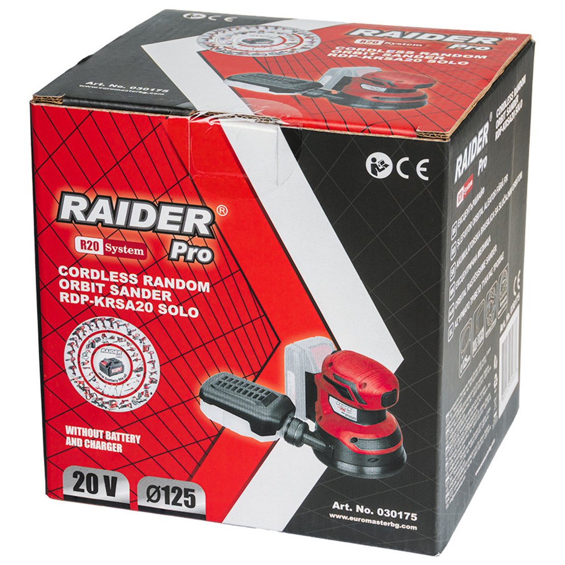 R20 Ексцентършлайф Ø125mm рег. обор. Solo RDP-KRSA20