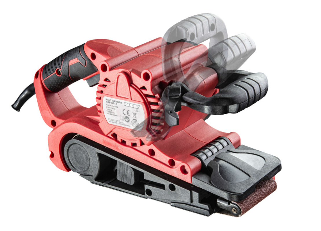 Шлайф лентов 1050W 75х533mm рег. обороти RDP-BS11