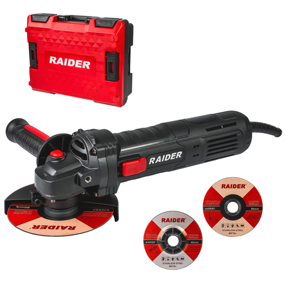Ъглошлайф 125mm 900W LCD 2disc Red Case RDP-AG79 Black Ed.