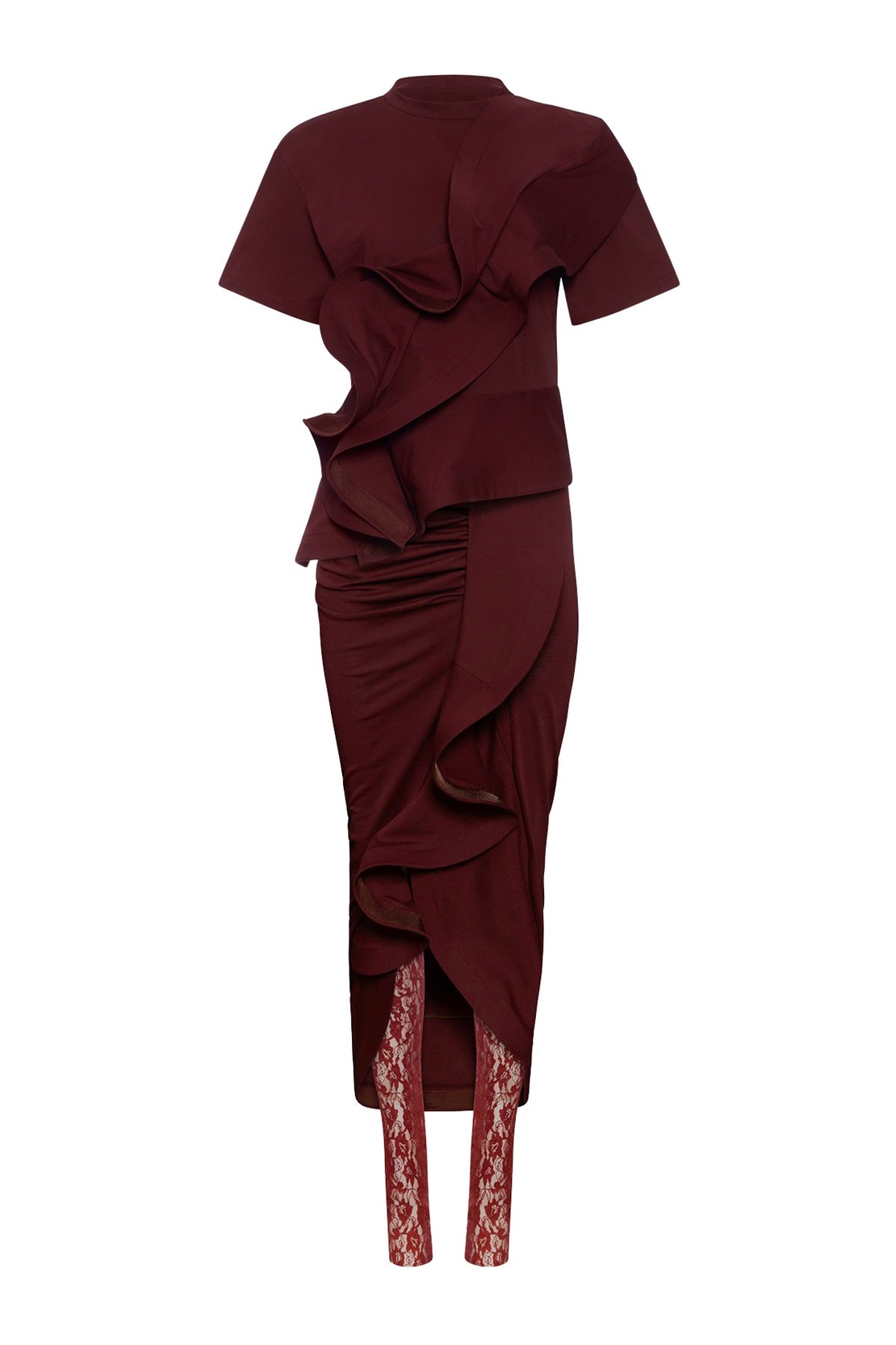 NAMELESS Iconic Set in burgundy