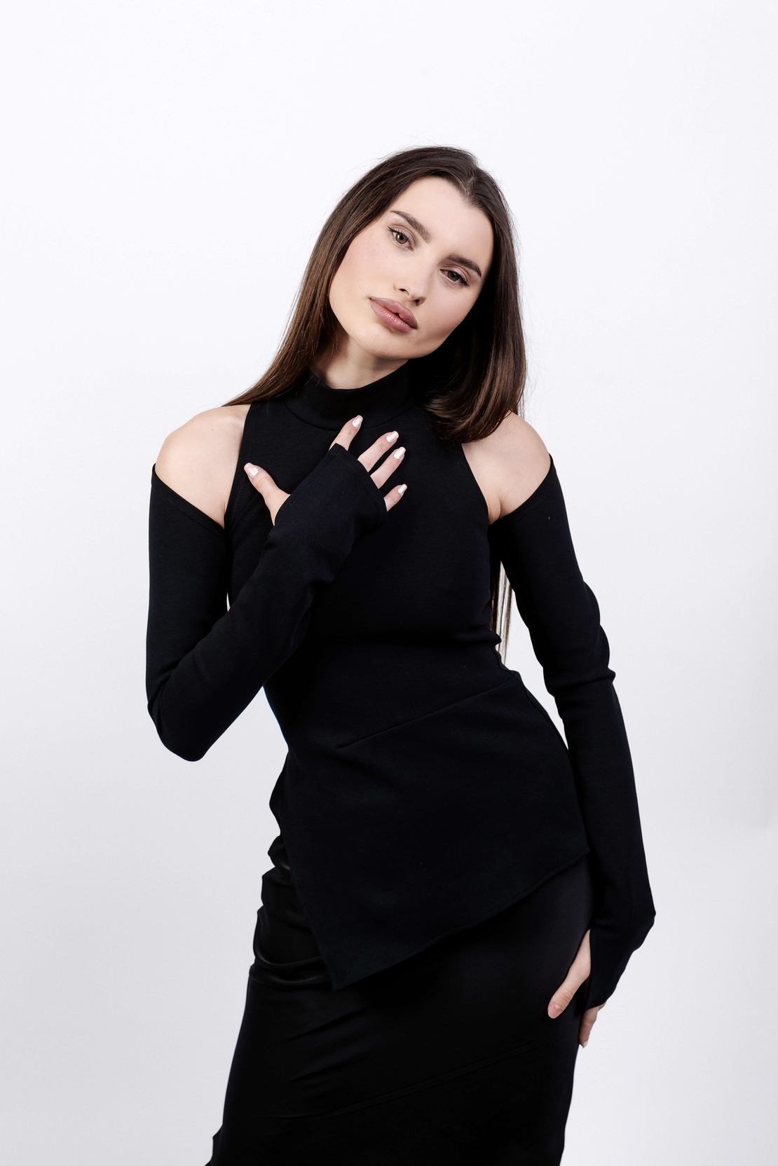 ASYMMETRICAL CROSS top