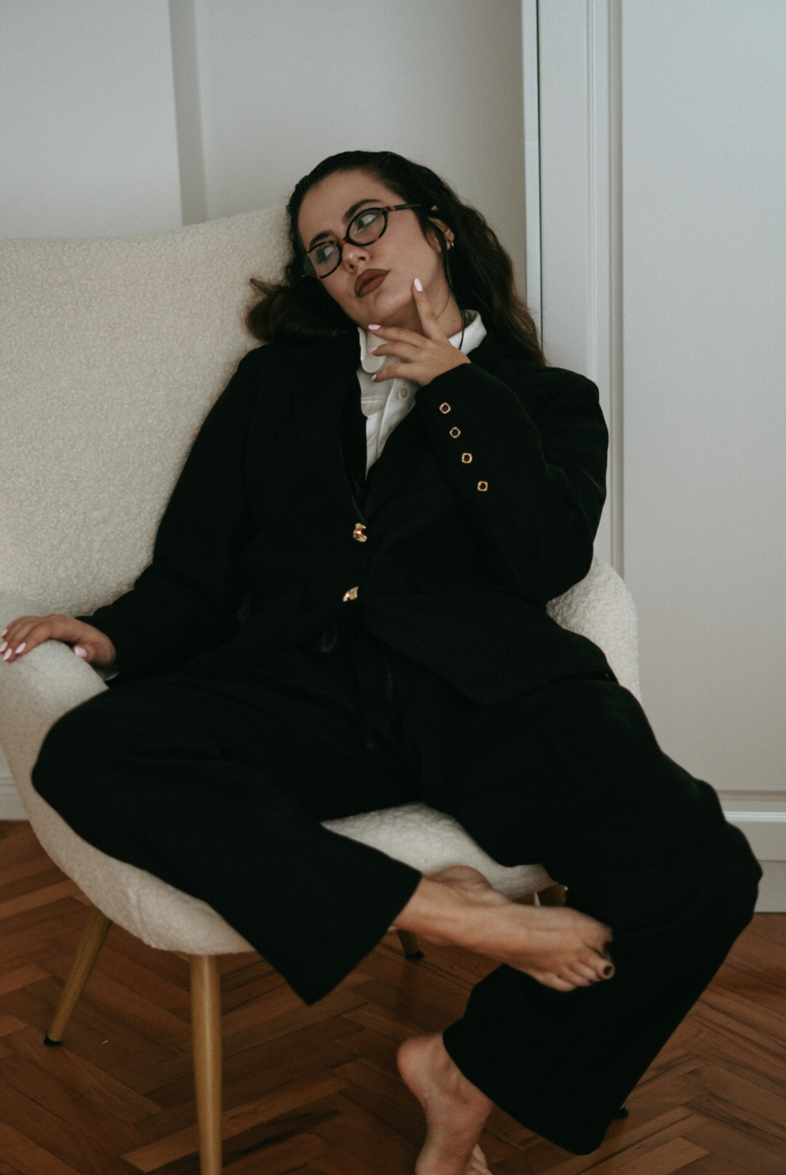 NAMELESS Linen Blazer