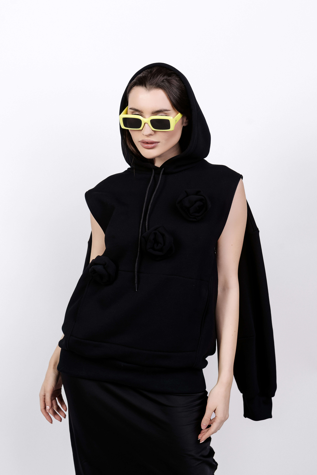 BLOOMING ROSE Оversized  sweatshirt