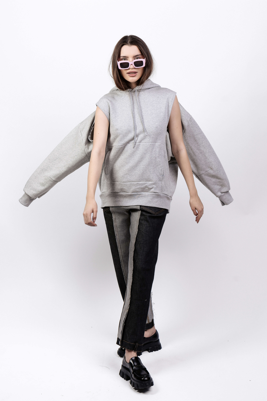 BLOOMING ROSE Оversized  sweatshirt