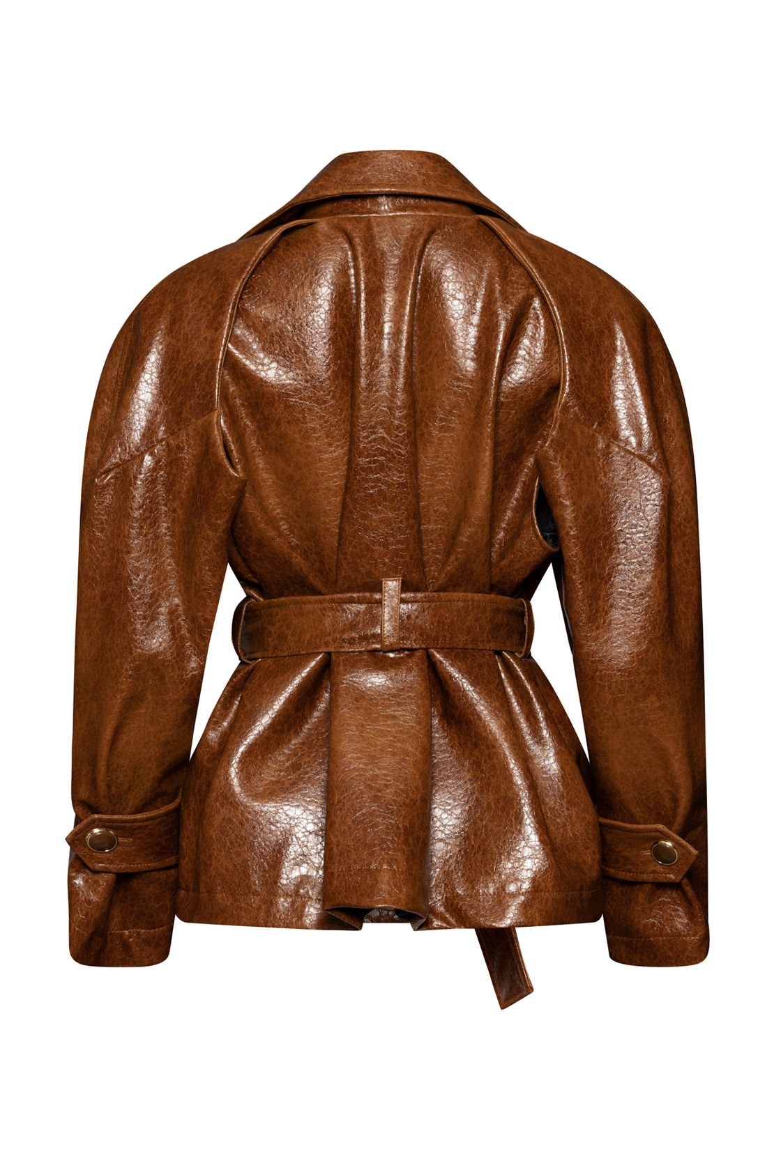 Кожен къс шлифер OCHRA