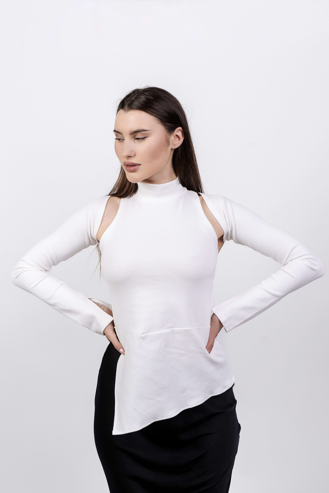 ASYMMETRICAL CROSS top