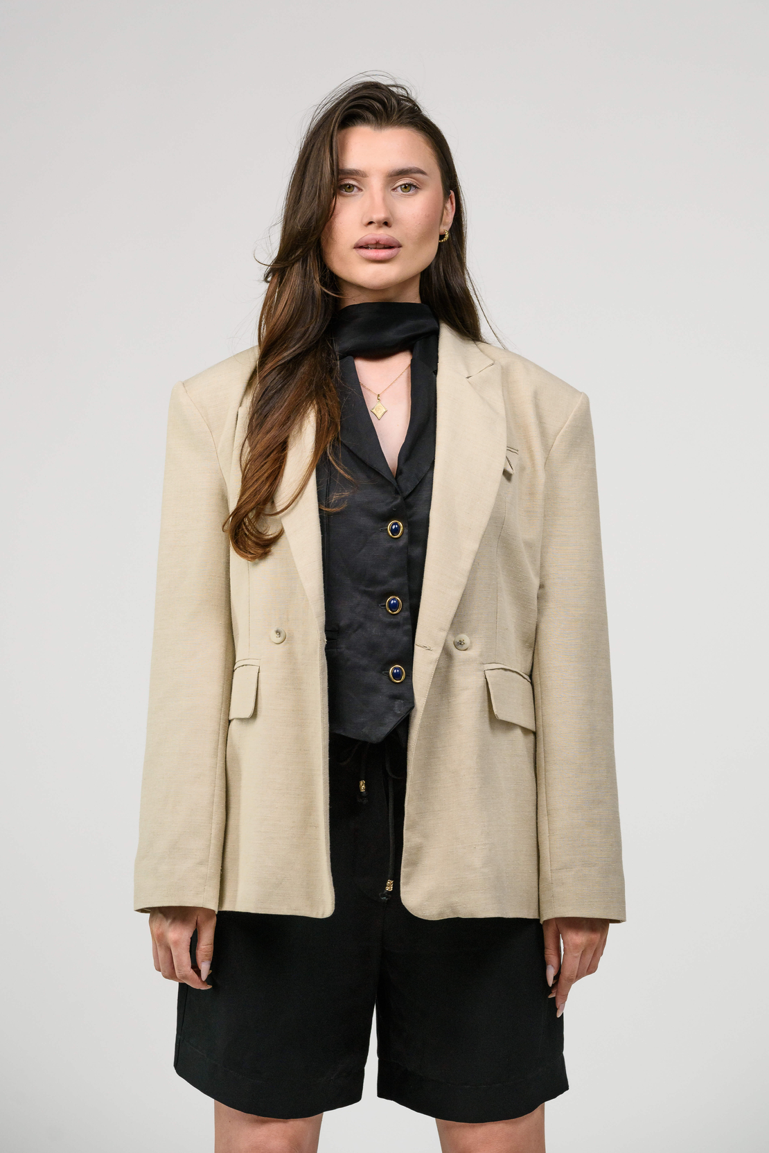 Blazer Noir Sand