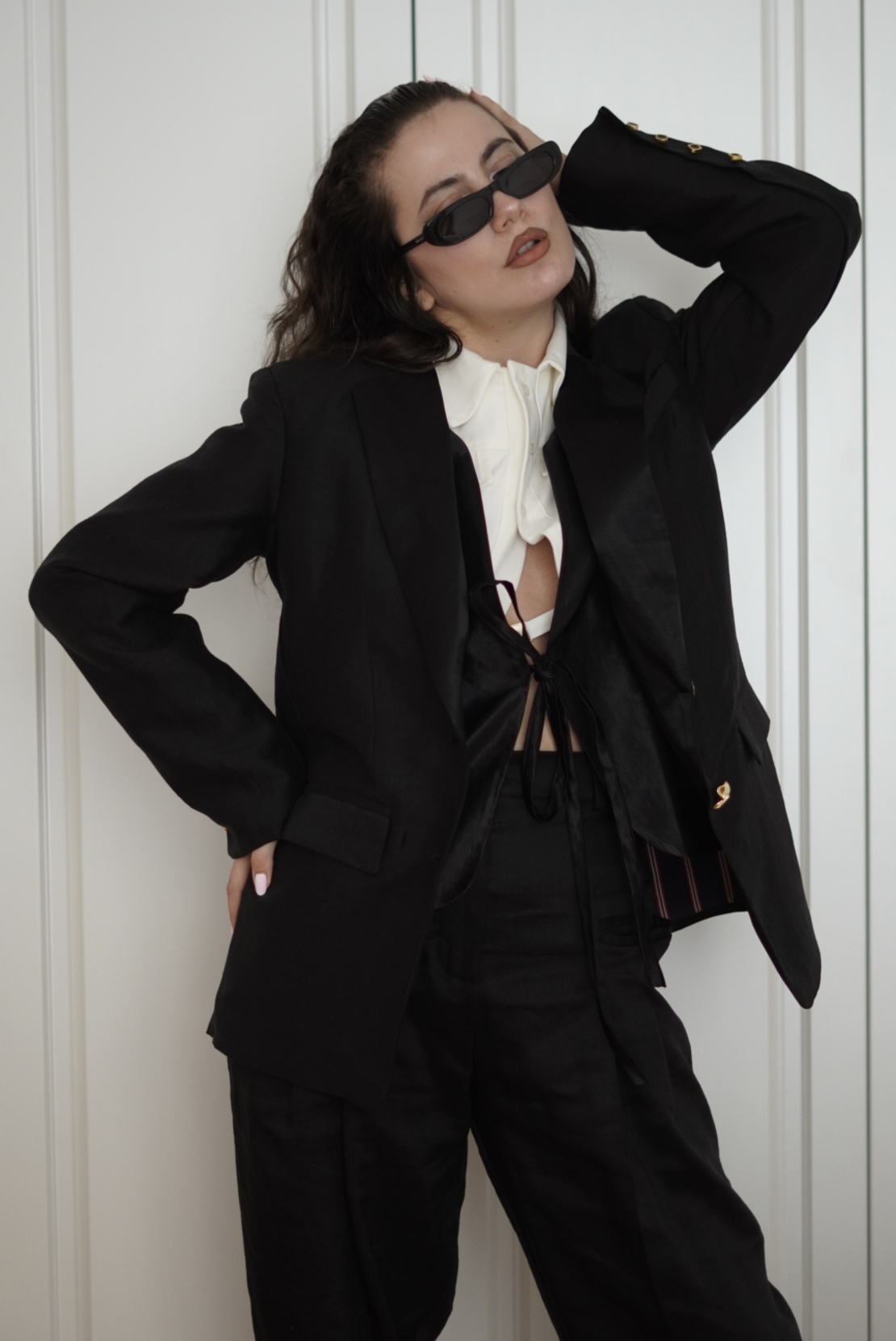 NAMELESS Linen Blazer