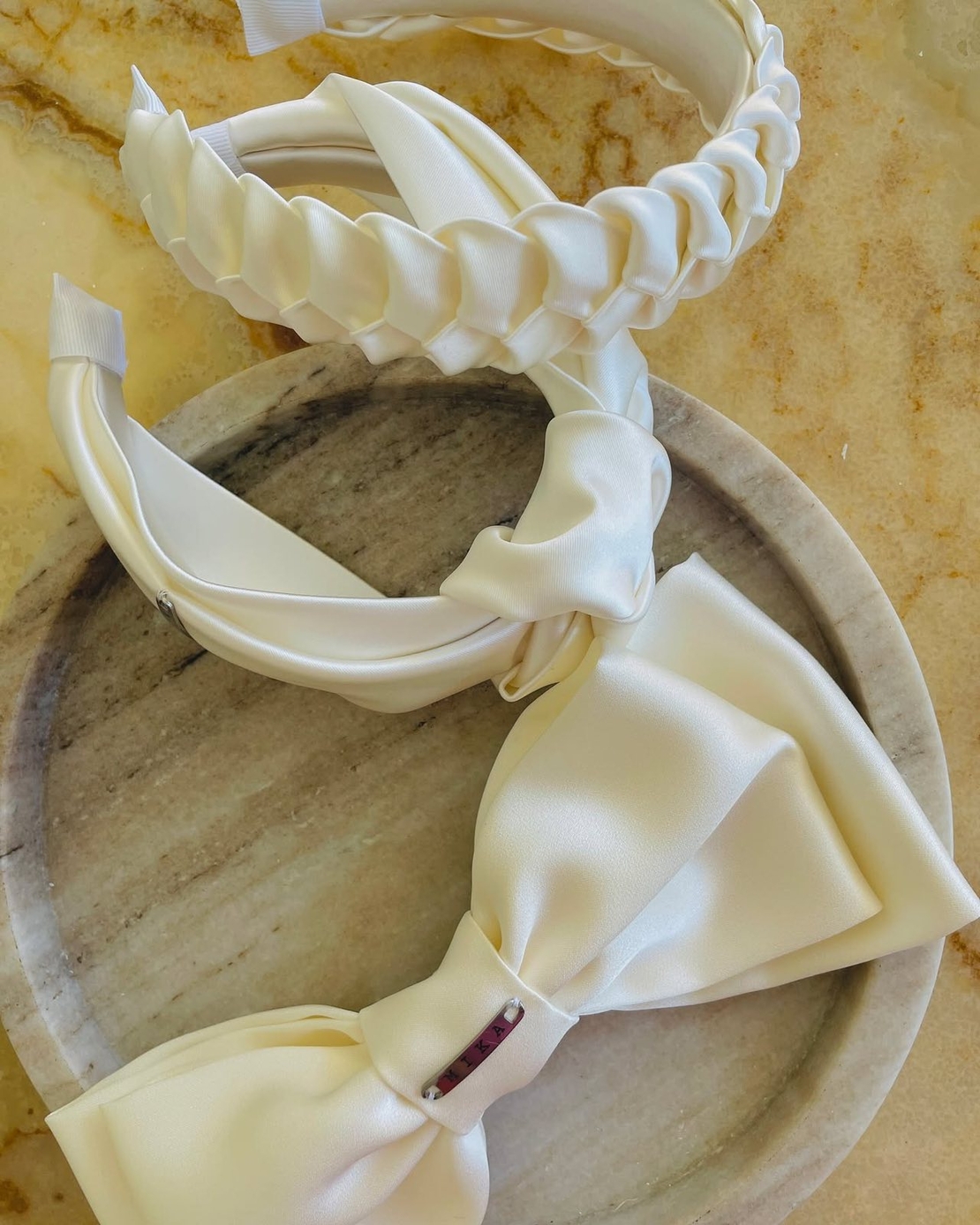 ''White satin ribbon''