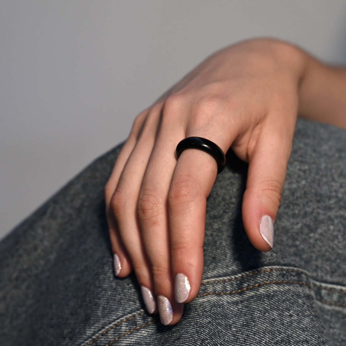 Natural Onyx Ring