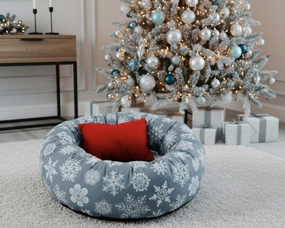 Зимно пухкаво легло за кучета и котки - лимитирана серия