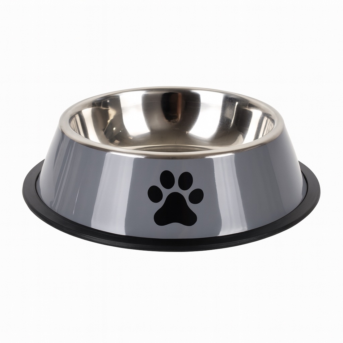 Купичка за храна и вода за кучета - сива