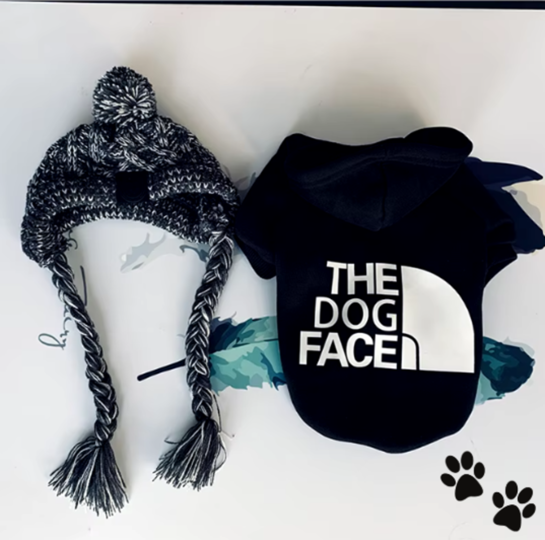 Дрешка The dog face - черна