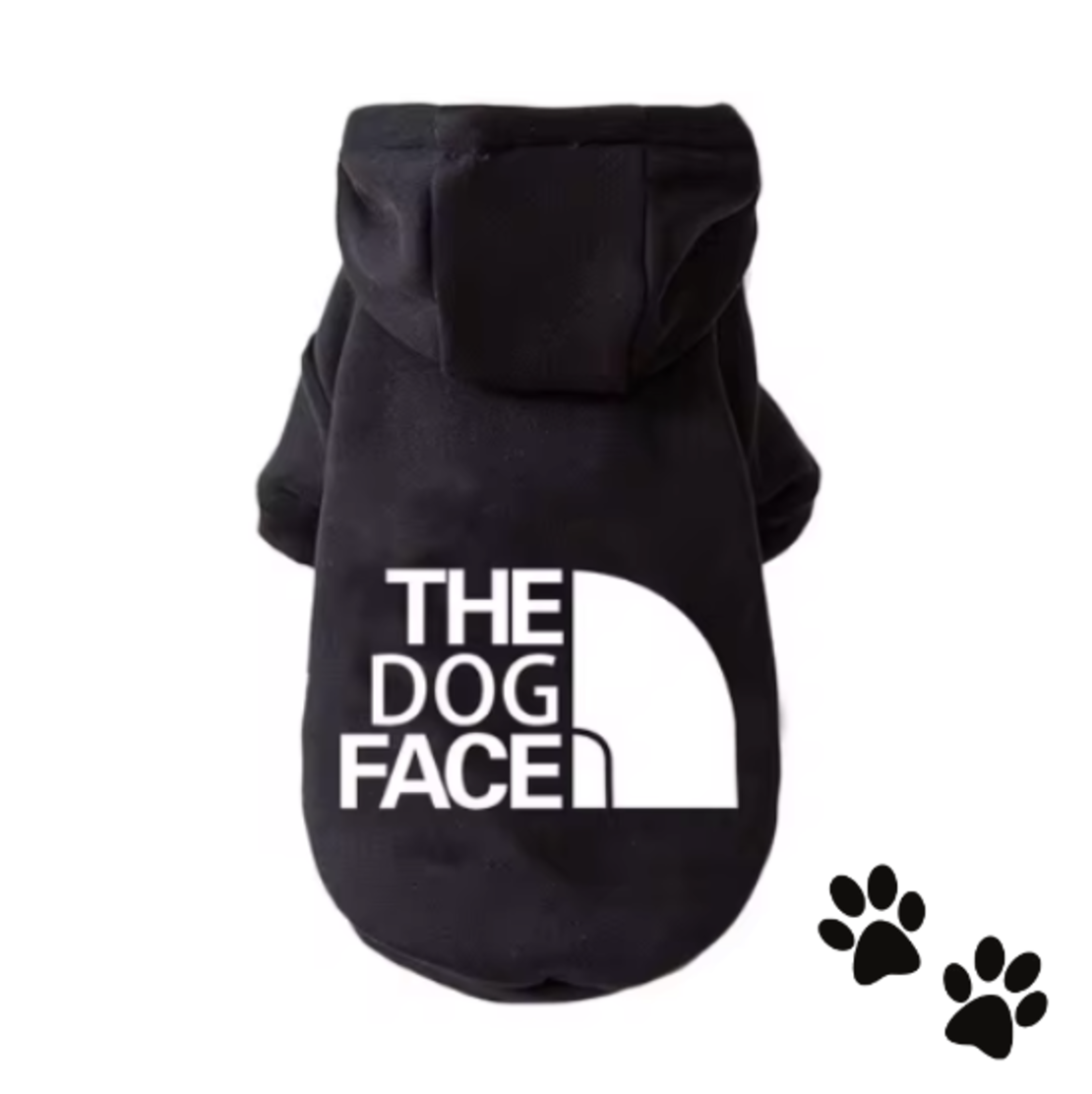 Дрешка The dog face - черна