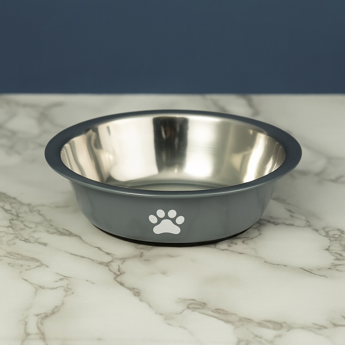 Малка метална купичка за котки