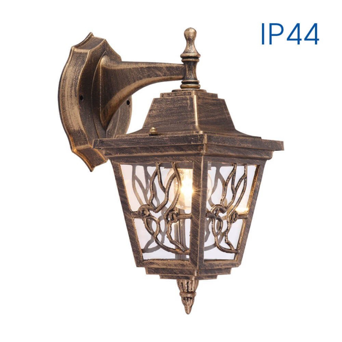 Фенер LYON ∙ WD003 ∙ античен месинг ∙ IP44