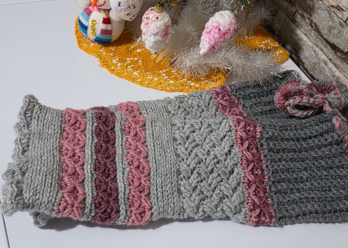 Hand Knitted Gaiters/Warm Winter Accessories