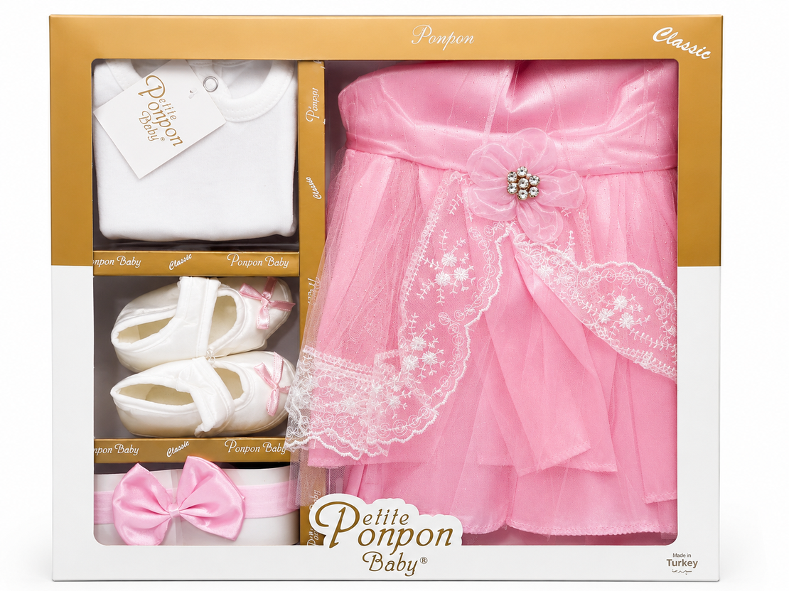 Комплект за изписване за момиче Petite Ponpon Baby