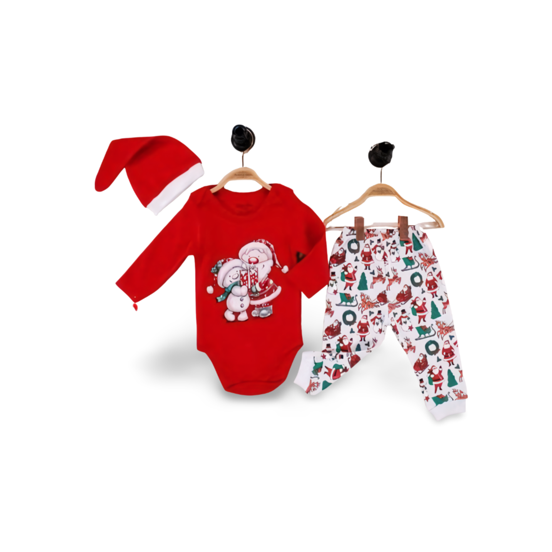 Коледен комплект с шапка