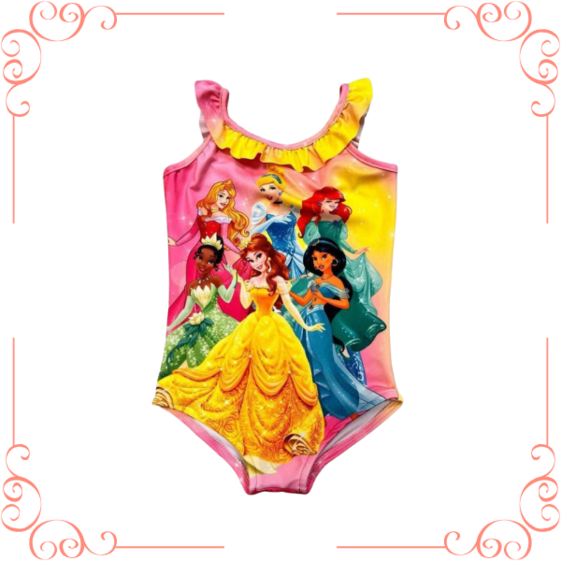 Бански костюм за момичета, Принцесите на Дисни