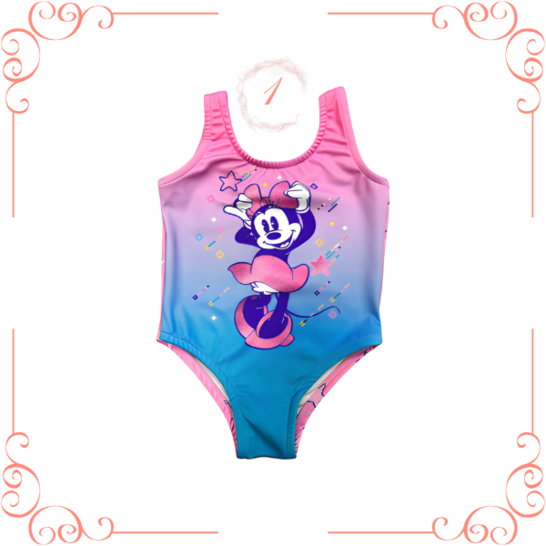 Бански костюм за момичета, Мини Маус