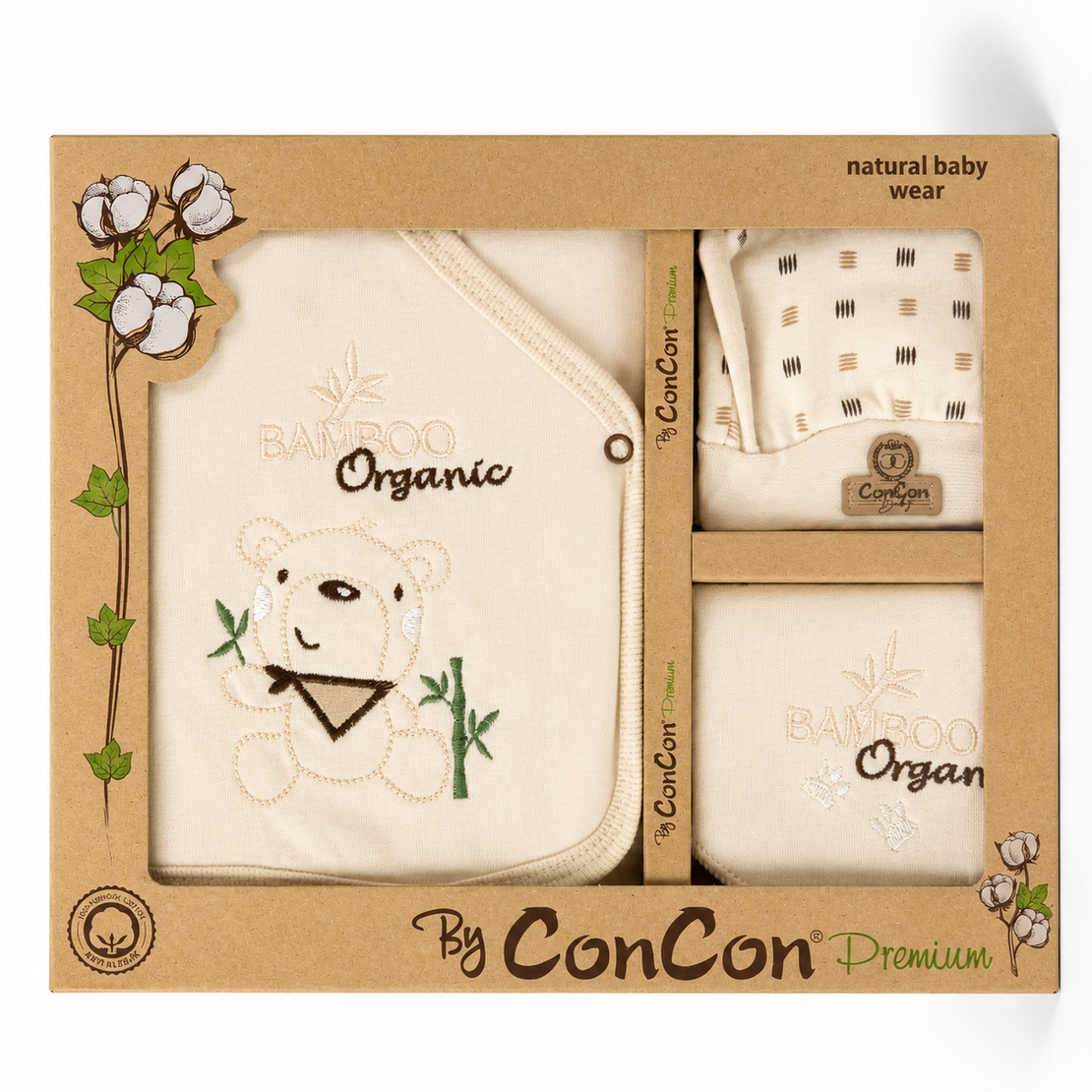 Бебешки комплект ConCon Premium Organic 5 части
