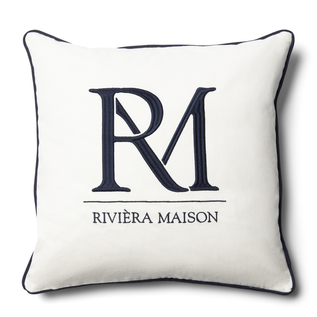 Възглавница RM Monogram,бяла,50см/50см