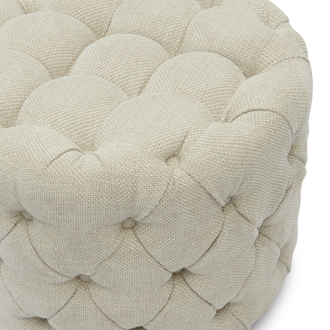 Табуретка Opera Antique White 55см, наситен туид,антично бяло