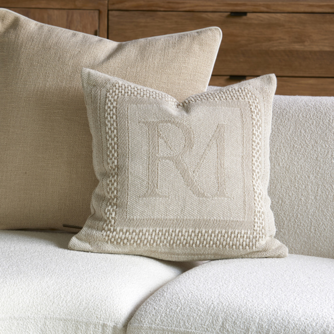 Възглавница RM Monogram,жакард,50см/50см