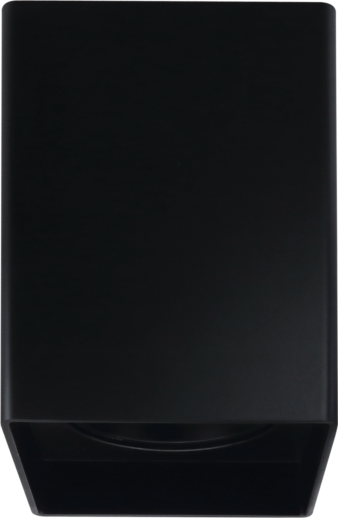 КВАДРАТНО ТЯЛО ЧЕРНО GU10 ЦОКЪЛ ПЛАСТМАСА IP20 MAX-10W