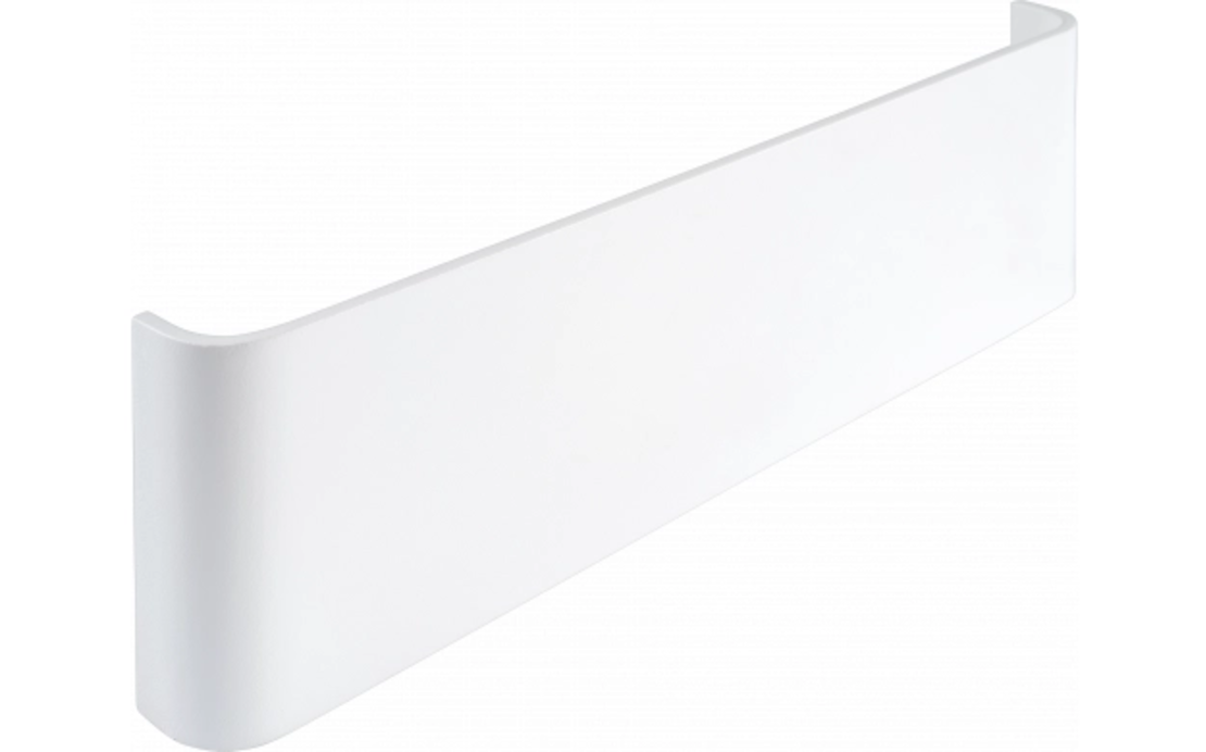 LED стенен осветител, алуминий, бял, IP20, 12W, 3000K, 316x90x30 мм