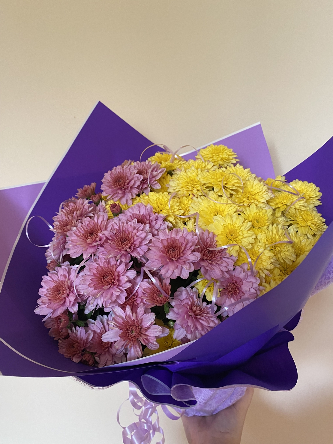 Опаковане на цвете в саксия за подарък