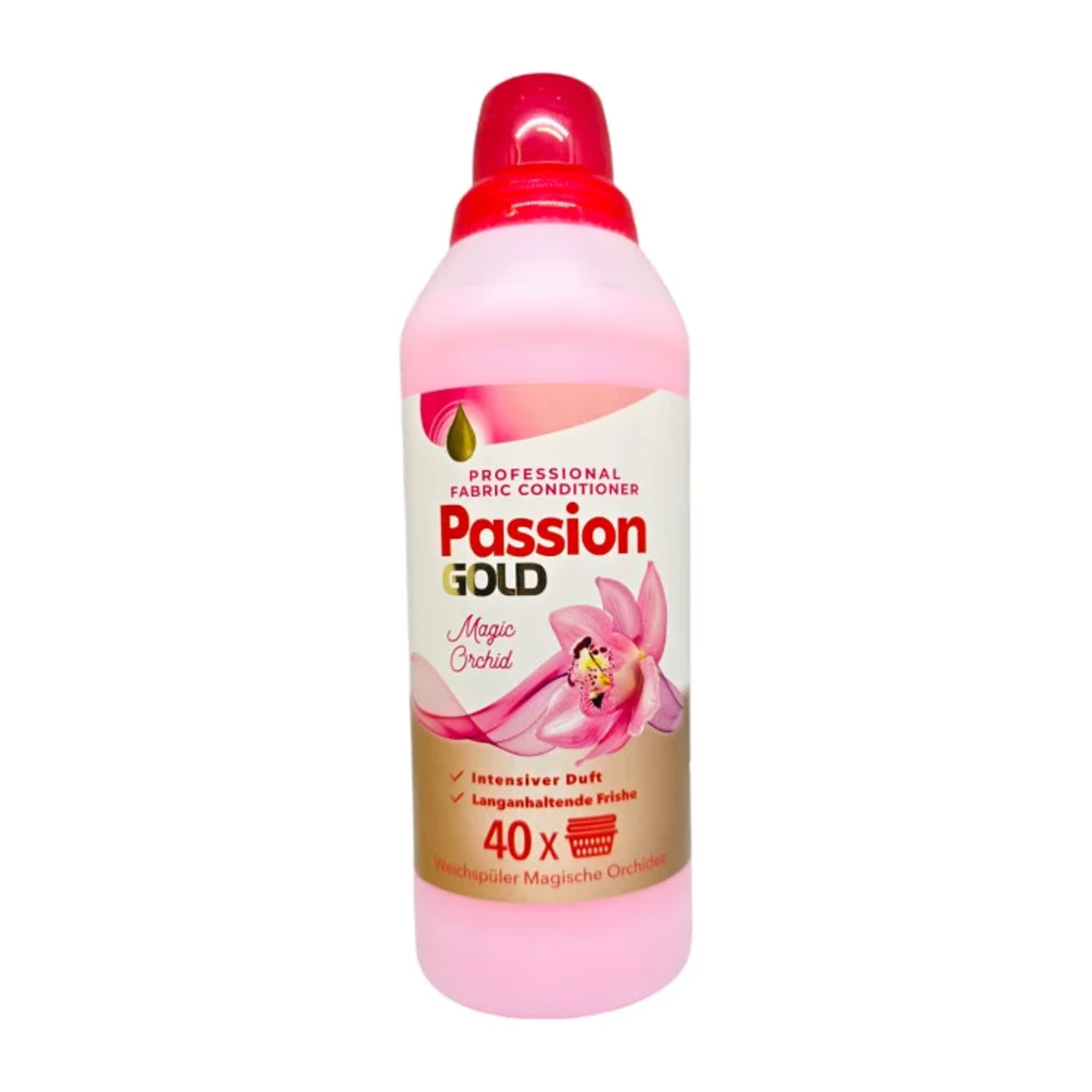 PASSION GOLD омекотител за пране, 1 литър, 40 пранета