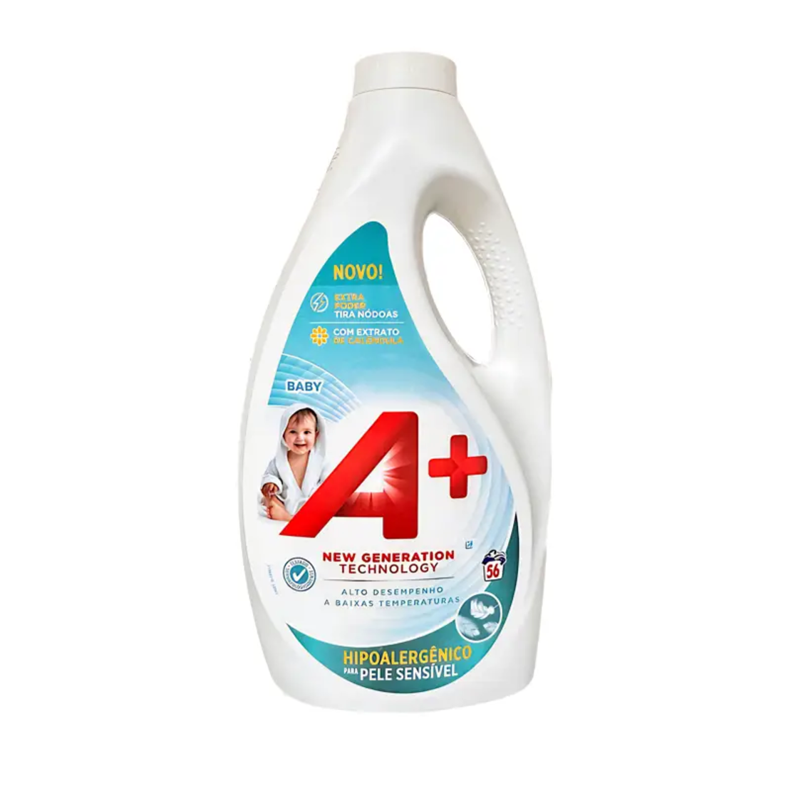 A+ Baby течен перилен препарат 2.8л., 56 пранета