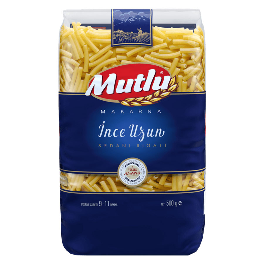 МАКАРОНИ МУТЛУ-СЕДАНИ РИГАТИ 0.500гр.