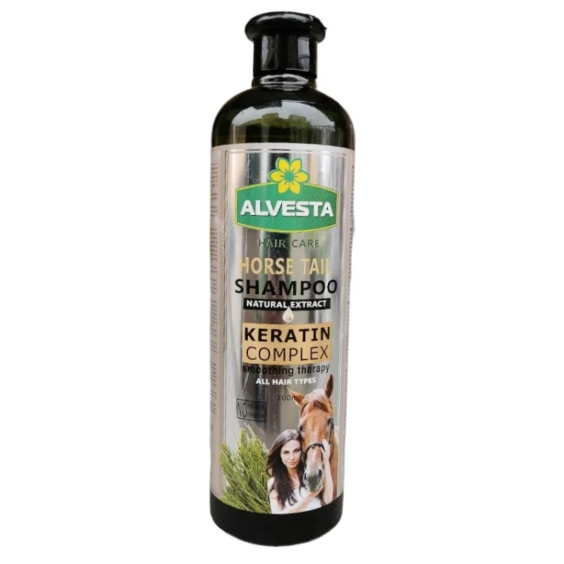 ALVESTA шампоан за коса, Keratin complex, Horse tail, Марш хвощ, 700мл