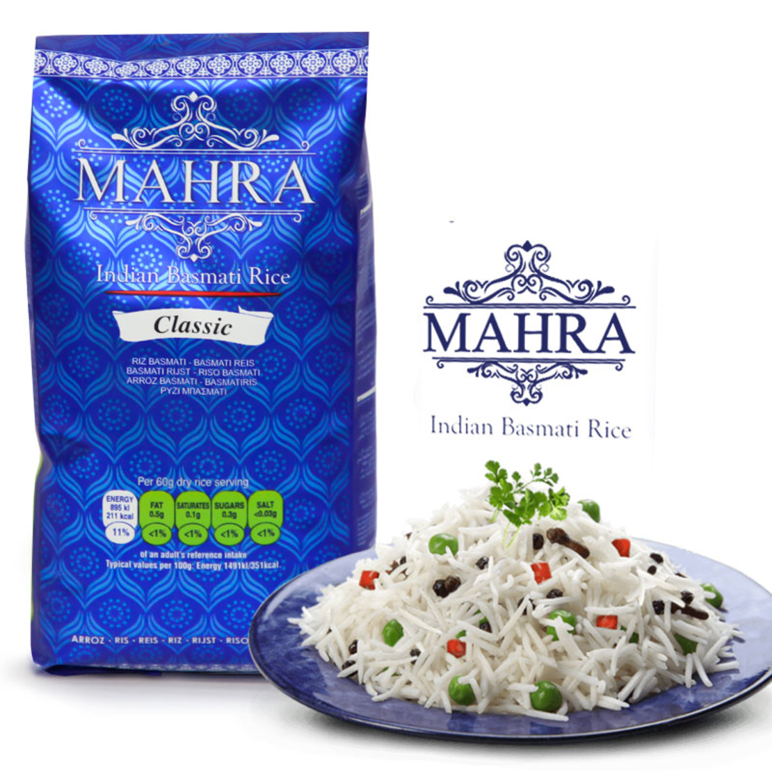 ИНДИЙСКИ ОРИЗ БАСМАТИ MAHRI 1kg.