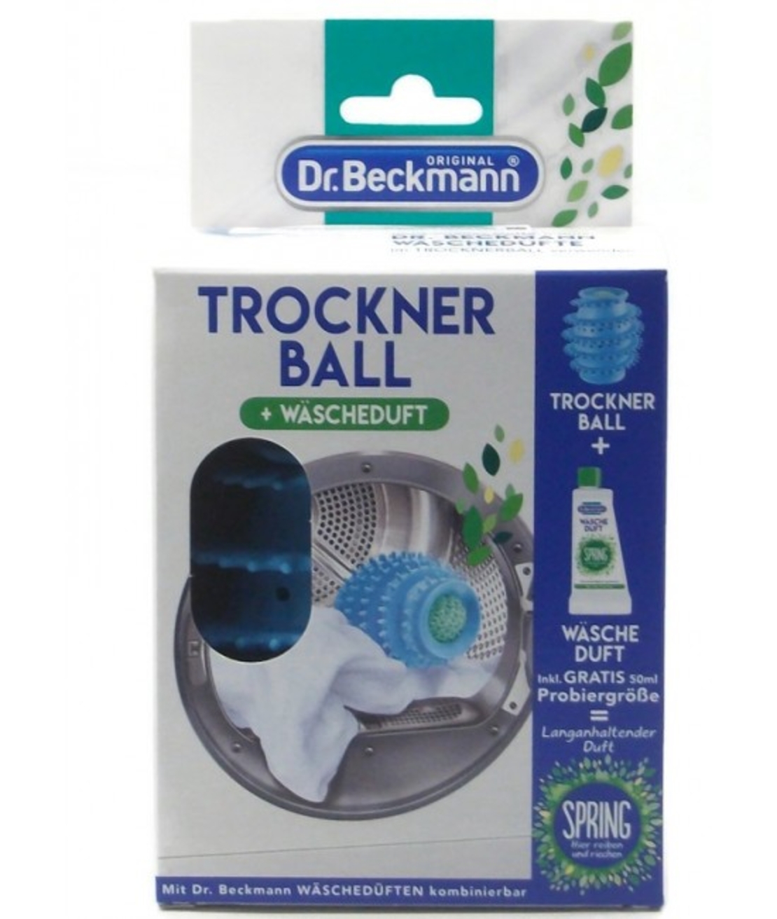 Dr. Beckmann Ball + Парфюм за Дрехи 50мл. Топка за Сушилня.