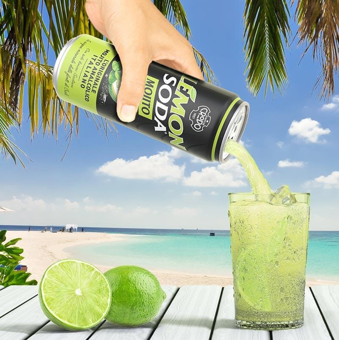 Газирана напитка Lemonsoda Mojito 330 мл