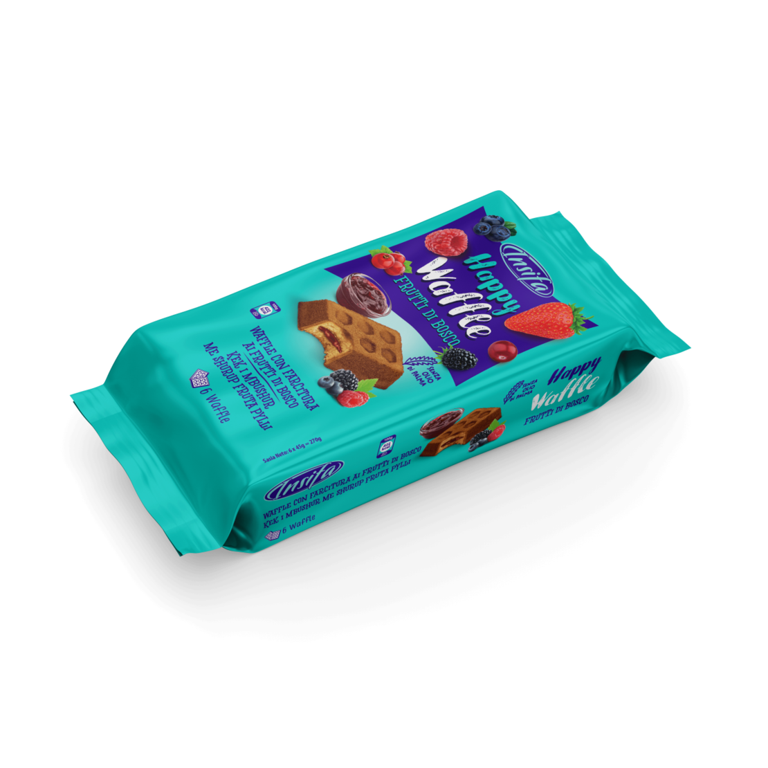 Инсифа въфълс горски плод - 270 гр.