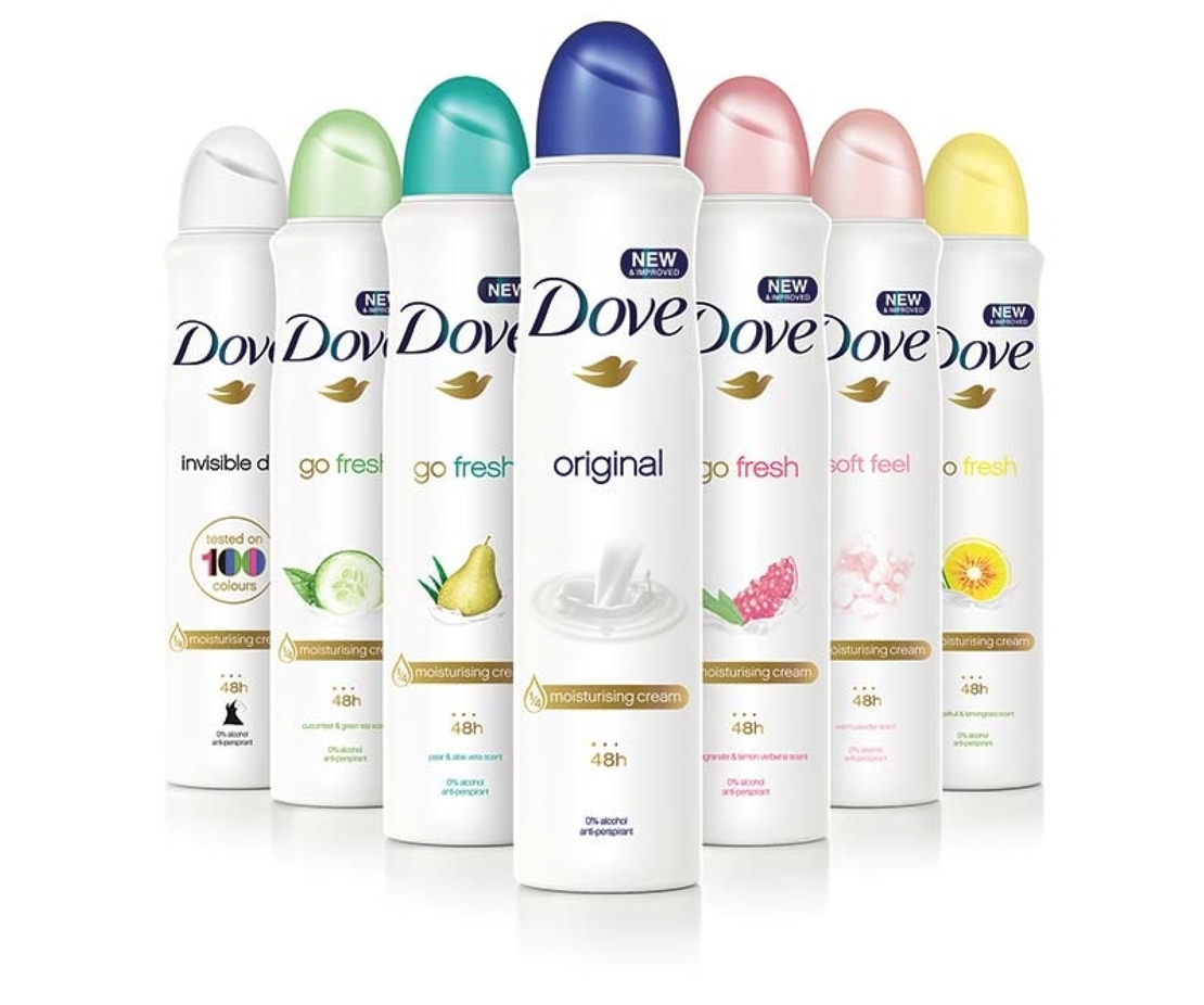 DOVE  Дезодорант спрей дамски, 250 мл