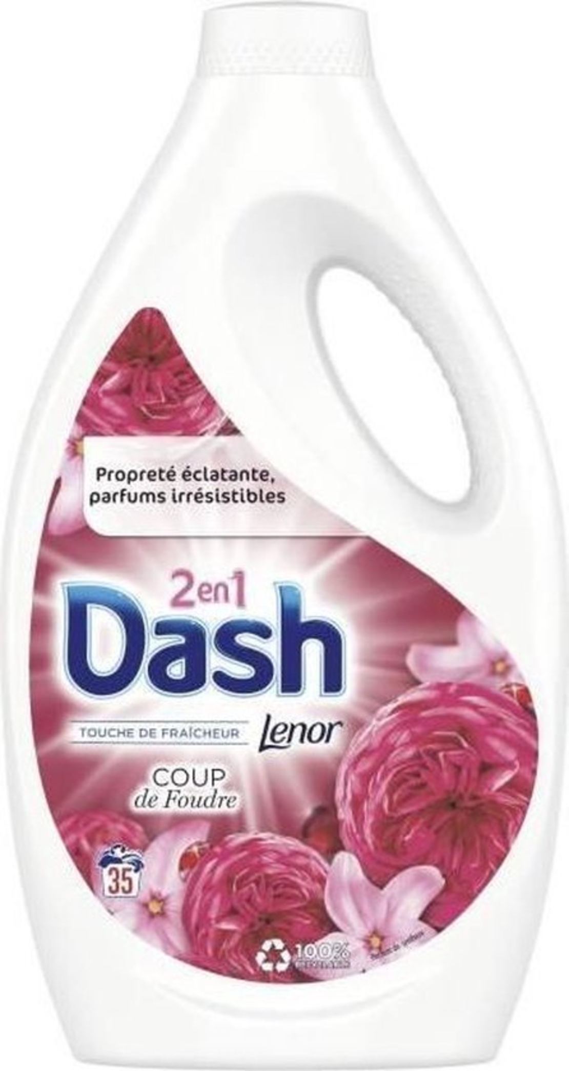 Dash 2en1 Lessive Liquide – Универсален течен перилен препарат 35пр. 1750л