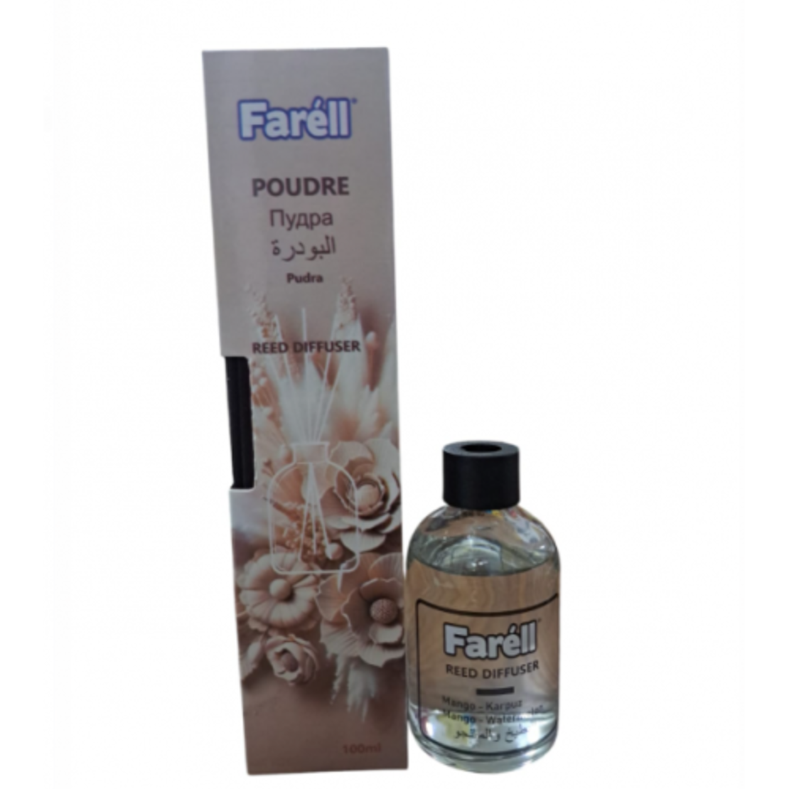 FARELL REED DIFFUSER 100мл. АРОМАТИЗАТОР ЗА СТАЯ -ПУДРА