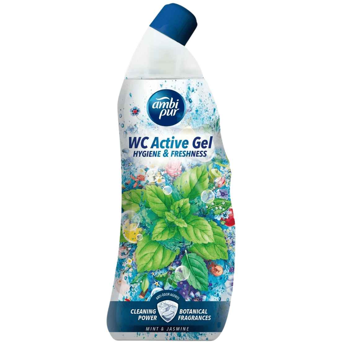 Почистващ гел Ambi Pur Mint & Jasmine за тоалетна, 750 мл
