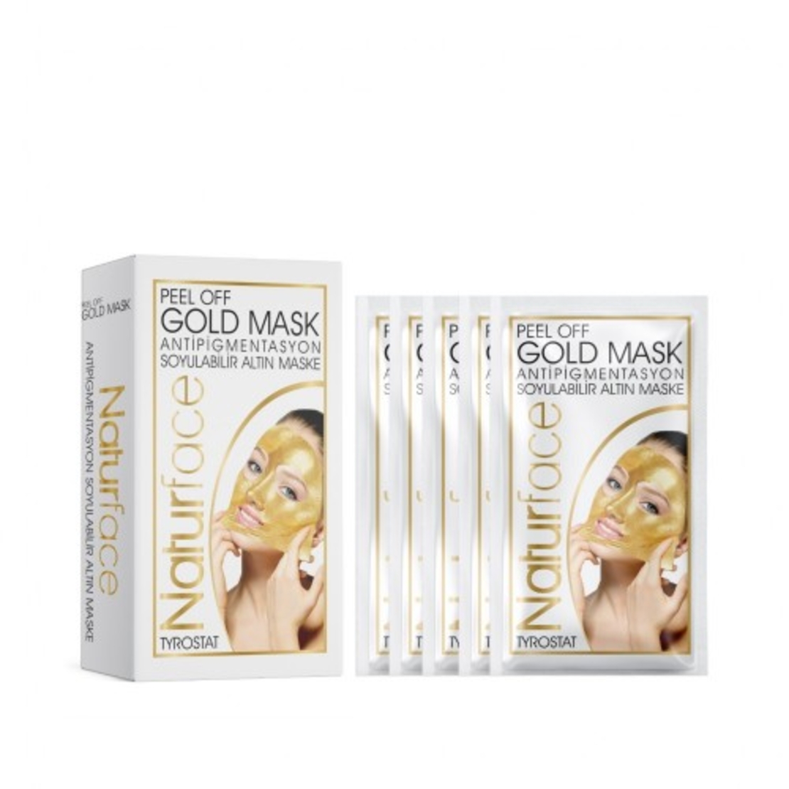 NATURFACE Златна маска за еднократна употреба- 15гр.