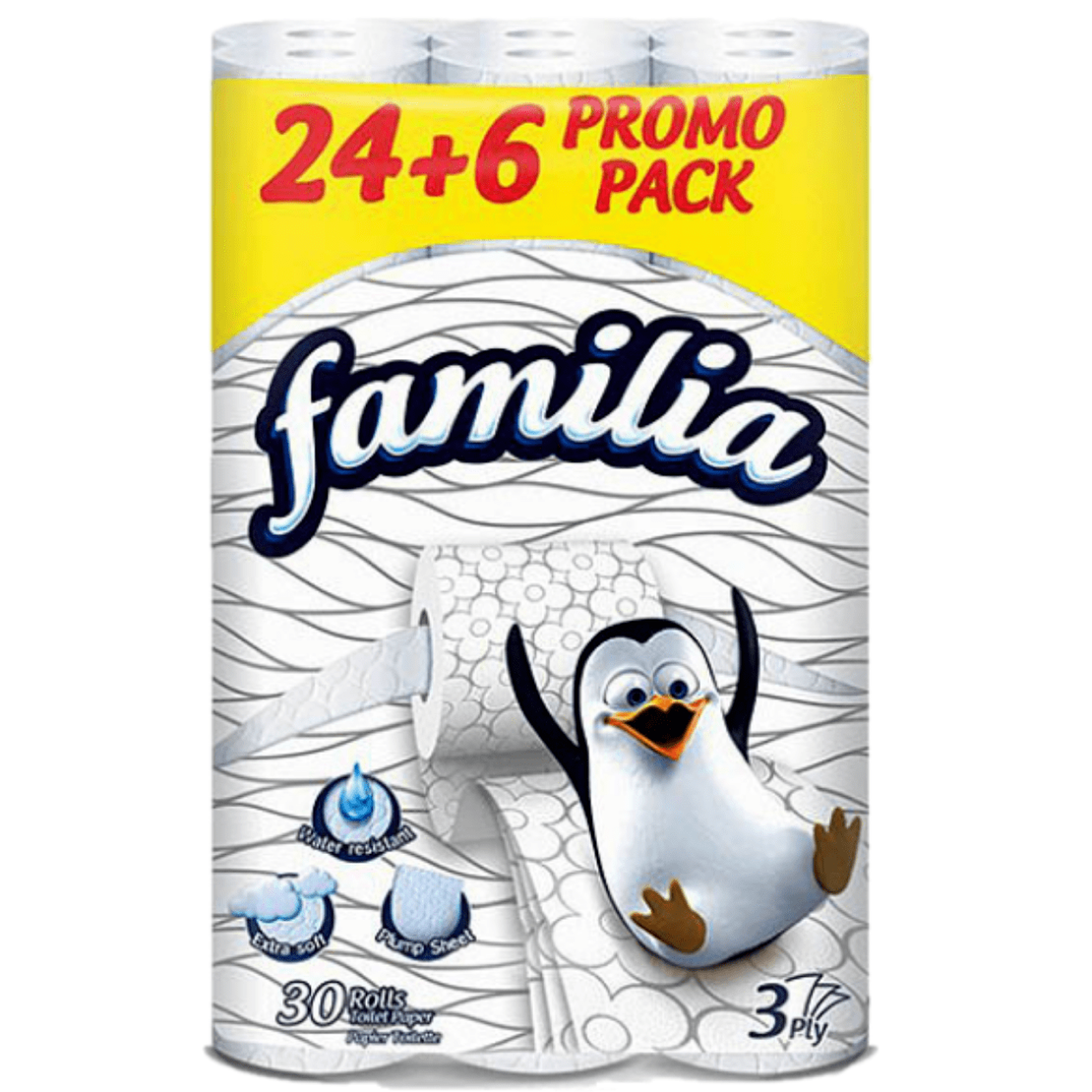 Тоалетна хартия Familia 30 броя,